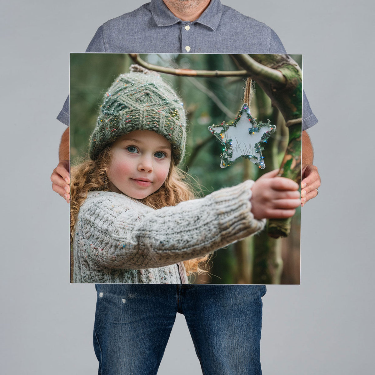 Square Christams Canvas Prints