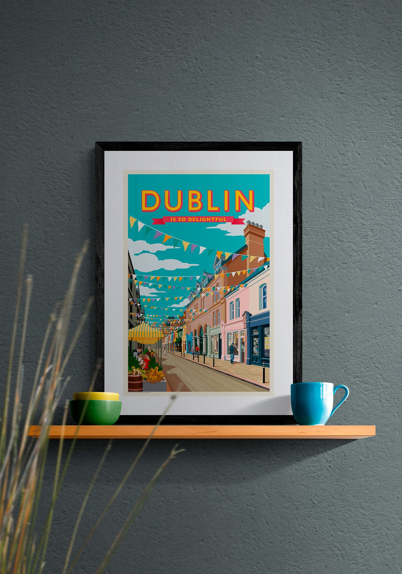 Dublin Retro Travel Posters