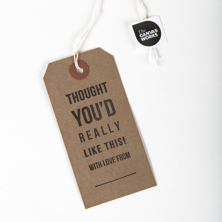 Gift tag for prints
