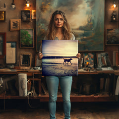 50x50cm square photo on canvas