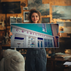 80x40cm panoramic photo on canvas print