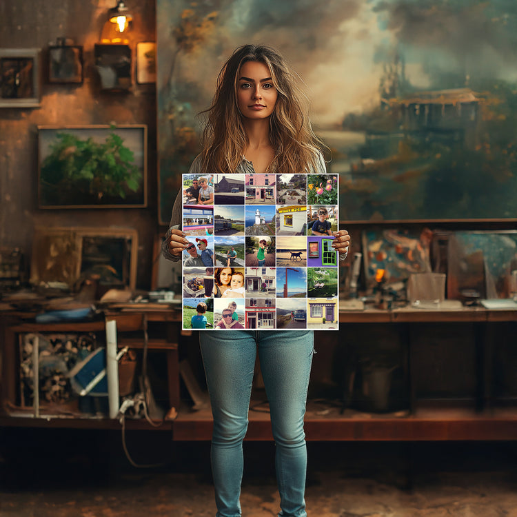 Photo Grid Canvas • 5x5