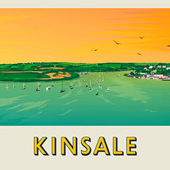 Sonnenuntergang am Hafen von Kinsale