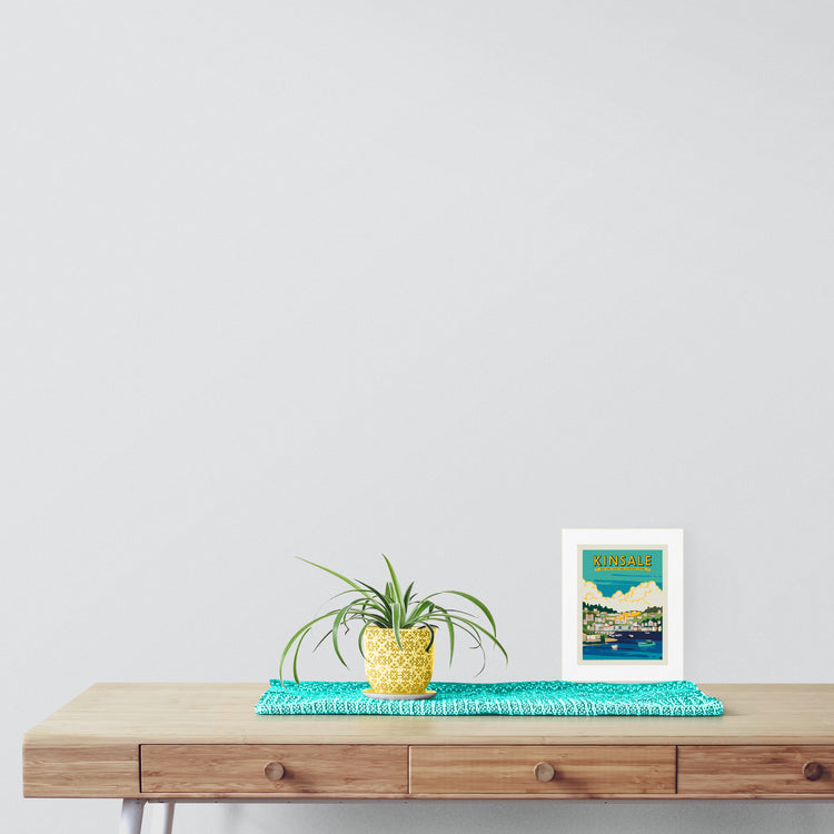 Travel Poster Ireland - Kinsale for Fine Food & Glorious Views