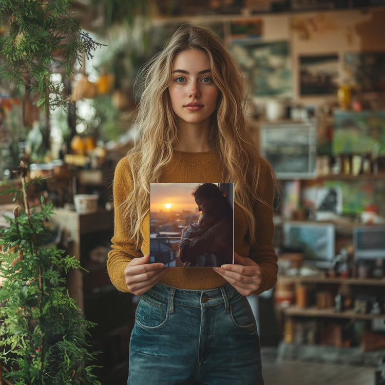 Muttertags-Leinwandbilder • Quadratisch