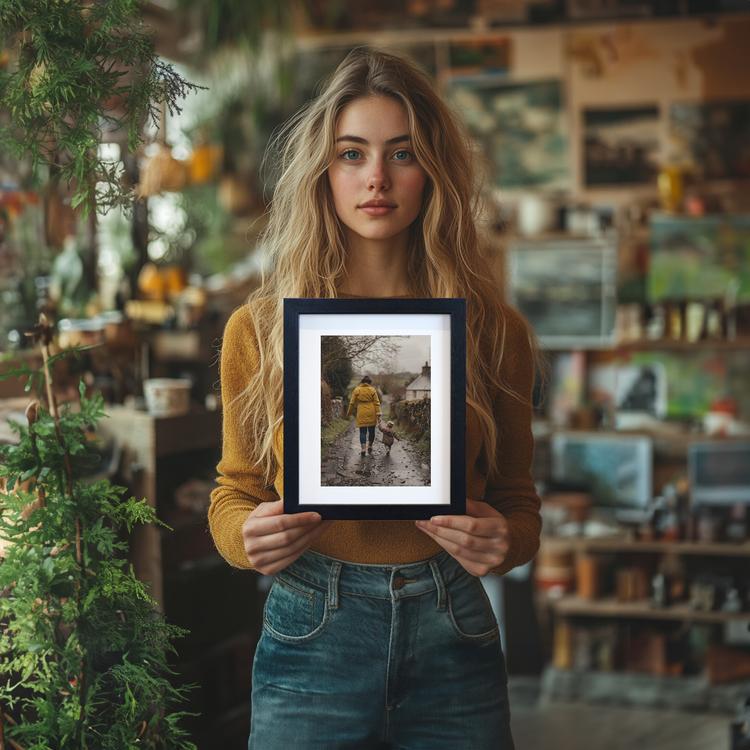 Muttertag gerahmter Druck • Hochformat