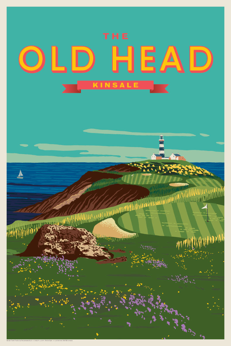 Kinsale Old Head Travel Poster