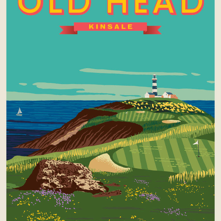 Kinsale Old Head Travel Poster